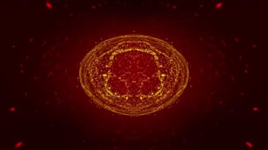 Kırmızıdaki Altın Işık Küresi