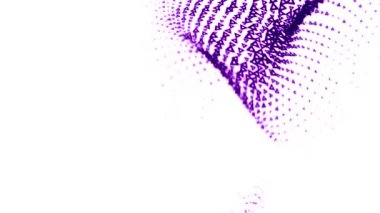 Soyut Mor Üçgenler Dönüyor