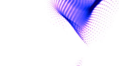 Soyut Mor ve Beyaz Girdap Deseni