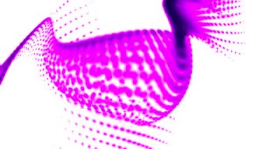 Soyut mor noktalı desene