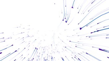 Soyut boyanın mavi rengi