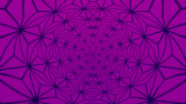 Vibrant Magenta 'da Soyut Geometrik Desen