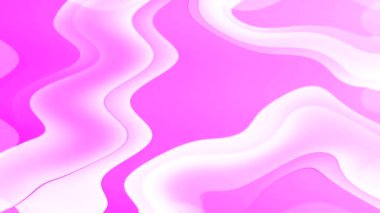 Soyut Pembe ve Beyaz Dalgalı Desen