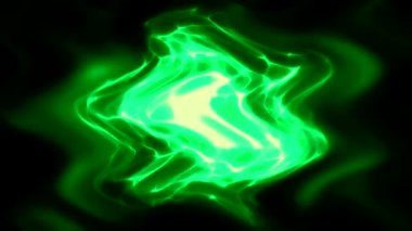 Arkaplanda yeşil ateş