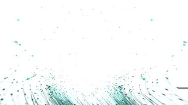 Mavi ve Beyaz Soyut Tünel