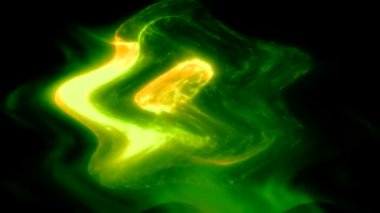 Soyut Yeşil ve Sarı Işık