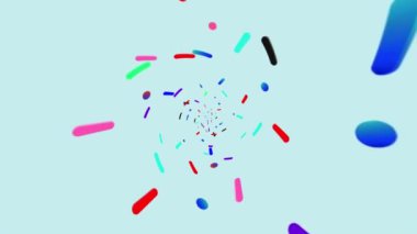 Konfeti ile arka plan