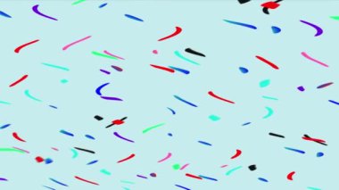 Açık mavi, renkli çizgileri olan sarı vektör şablonu.