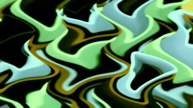 soyut yeşil dalga deseni