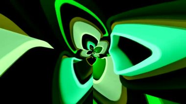 fantezi kaotik renkli fraktal desen. Soyut fraktal şekiller. 3d resimleme arkaplanı veya duvar kağıdı oluşturuluyor