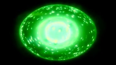 Parlayan soyut fraktal arkaplanın 3D görüntülemesi