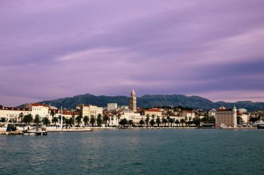 Split, Croatia. View of the city from the sea.