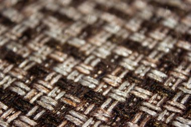 Eğik çizgili kumaş dokusu - doğal malzeme, yakın çekim