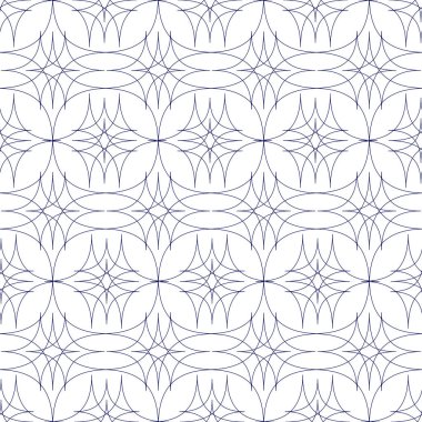 Zarif geometrik süsleme vektörü dikişsiz desen