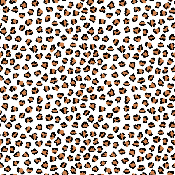 Nahtlos Abstraktes Muster Der Leopardenhaut Pelz Haut Haut Eines Leoparden — Stockvektor