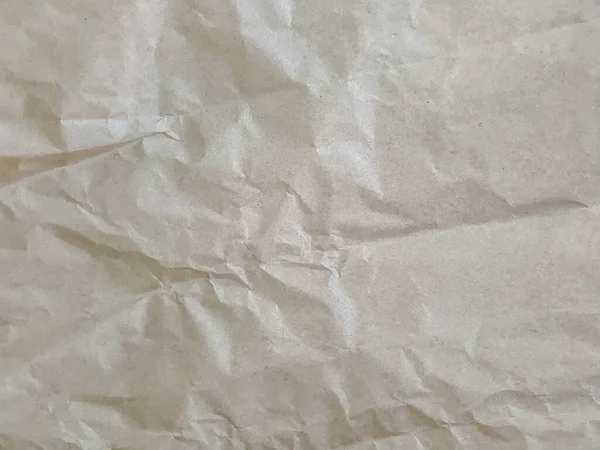 Braune Packpapier Textur Zerknülltes Sauberes Blatt Craft Zerknülltes Papier Papphintergrund — Stockvektor