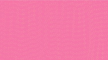 Sarı noktalı kırmızı mercan soyut arkaplan. Minimalizm. Vektör. Tekstil tasarımı, baskı, giysi, web tasarımı, kapak, kırtasiye deseni için. Neşeli desen,