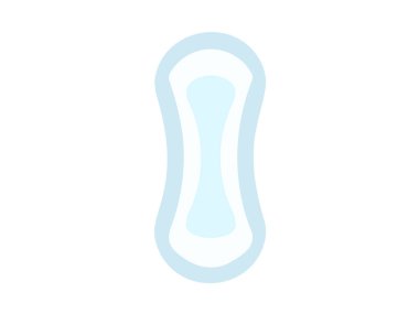 Pembe günlük yolcu gemisi. Külot liner vektör çizimi. Günlük kadın hijyen yastığı. Beyaz yüzeyde yumuşak hijyenik kaplama izole edildi. Günlük kadın bakımı kavramı, hafif koruma, mahrem hijyen