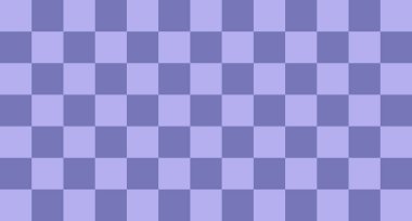 Menekşe karelerin farklı tonlarına sahip soyut mor kareli desenli arkaplan. Geometrik tasarım kavramı, minimalizm, doku, dijital estetik, yaratıcı projeler için görsel simetri.