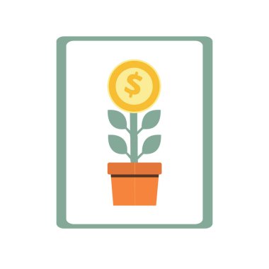 Yonca yaprağı ikonu. vektör illüstrasyonu