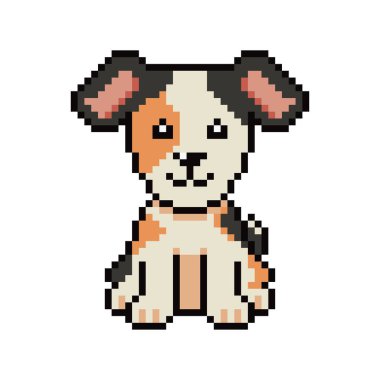 Tasarım için geçmişe dönük sevimli köpek vektörü.