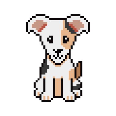 Tasarım için geçmişe dönük sevimli köpek vektörü.