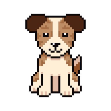 Tasarım için geçmişe dönük sevimli köpek vektörü.