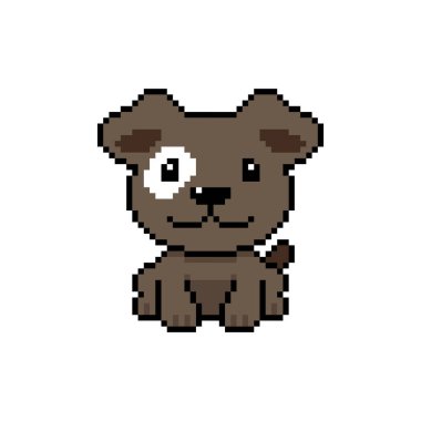 Tasarım için geçmişe dönük sevimli köpek vektörü.