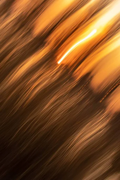 Абстрактное Красочное Изображение Закат Над Городом Пруда Подходит Качестве Интерьерного — стоковое фото