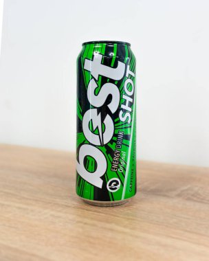 Kiev, Ukrayna - 23 Kasım 2024: Can Can Can 0,5l En İyi Atış.