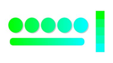 Yeşil ve mavi renk paletli soyut gradyan arkaplan. Gradyan bulanık dizaynlı soyut çizim. Bulanık renkli soyut arkaplan. Renkli bir eğilim. Vektör illüstrasyonu