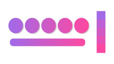 Violet ve Fuchsia renk paletinin soyut gradyan arkaplanı. Gradyan bulanık dizaynlı soyut çizim. Bulanık renkli soyut arkaplan. Renkli bir eğilim. Vektör illüstrasyonu