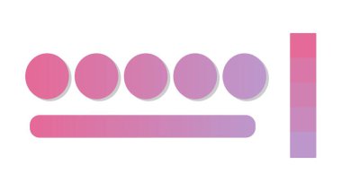 Hot Pink ve Lilac renk paleti ile soyut gradyan arkaplan. Gradyan bulanık dizaynlı soyut çizim. Bulanık renkli soyut arkaplan. Renkli bir eğilim. Vektör illüstrasyonu