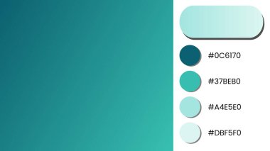 Gece mavisi, mavi yeşil, Tiffany mavisi, mavi bebek arkaplanı ve bulanık ışık deseni. Gradyan bulanık dizaynlı soyut çizim. Bulanık renkli soyut arkaplan. Renkli bir eğilim. Vektör illüstrasyonu