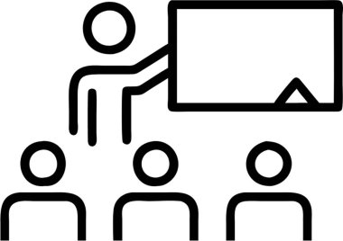 Ana simge biçimi ve eğitim temalı sınıf.