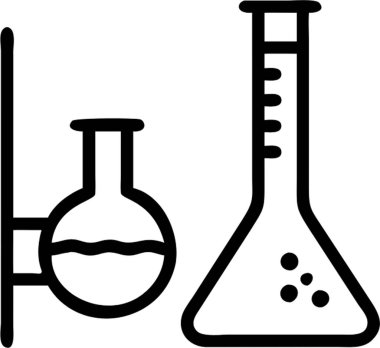 Taslak simge biçimi ve eğitim temasında bilim.