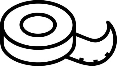 Washi kaseti ana simge biçimi, sanat ve tasarım teması.