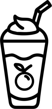 Ana simge biçimi, yiyecek ve içecek temalı meyve püresi.