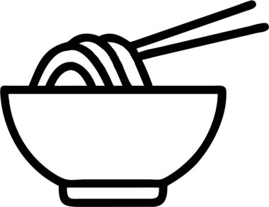 Ana hatlarıyla Ramen, Japon yemek teması..