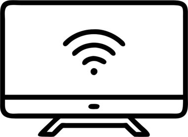 Ana simge biçimi, evler ve ikametgah temalı akıllı TV.