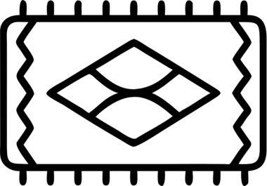 Taslak simge biçimi, evler ve ikametgah teması.