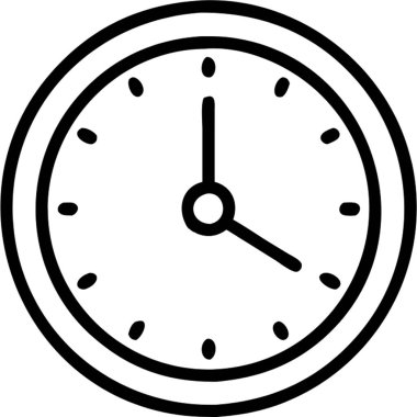 Ana simge biçimi, evler ve ikametgah temalı duvar saati.