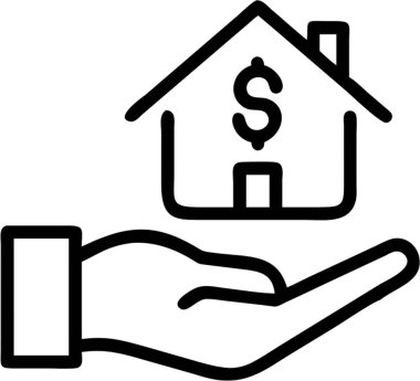 Ana hatlı simge biçimi, yatırım temalı gayrimenkul.