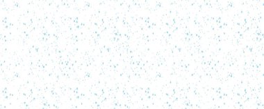 Minimalist beyaz arka plan ince, dağınık bir desen ile süslenmiş küçük açık mavi lekeler veya boya sıçramaları, narin, sanatsal bir doku oluşturur