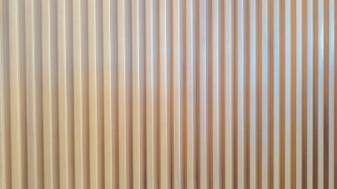 Ahşap arka plan panoraması uzunluğunda - Kahverengi ahşap akustik paneller duvar dokusu 