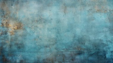 Turkuaz renkler eski grunge duvar dokusu