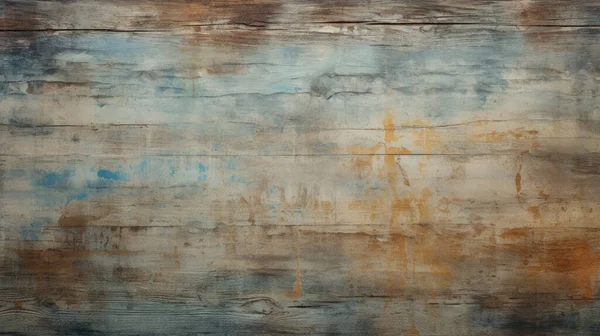 锈迹斑斑的颜色古板木墙质感 — 图库照片