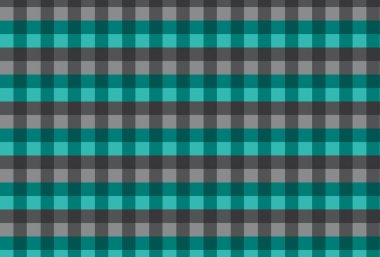 Kare karelerin ızgara desen düzenleme Siyah gri yeşil vardır Bir arkaplan duvar kağıdı ya da kademe ile kumaş üzerinde bir kalıp yapın