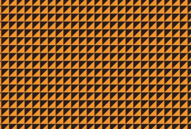 Turuncu bir kareye yerleştirilmiş siyah bir üçgen var. Olay arkaplanı olarak kullanılıyor.