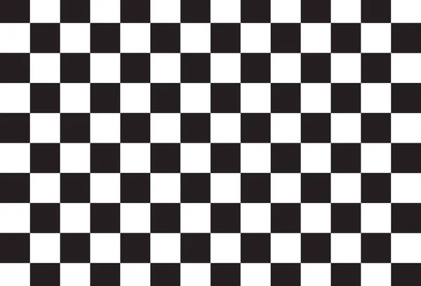 黑白正方形交替排列在棋盘图案中 用作事件背景 面料图案或壁纸 — 图库矢量图片